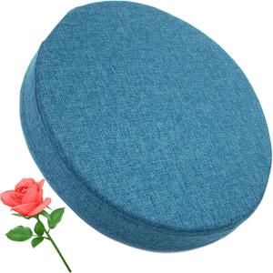 13 inch Round Seat Chair Stool Cushion Pad Foam Cushion Anti Slip Soft and Comfortable Office Round Cushion, Washable(A17,13x2in) 2 Packs
