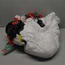 6FT Christmas Inflatable Santa Riding Polar Bear with Penguin Decorations, LED Light Up & Builtin Speaker, Blow Up Outdoor Indoor Xmas Yard Decor for Lawn Garden Party Holiday Season