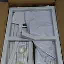 Wedding Arch Round Backdrop Stand White Metal Circle Backdrop Stand Circle Balloon Arch Stand Frame for Birthday Party Bridal Shower Anniversary Ceremony Candy Tables Celebration in 2.2x2.6m (7.2X8.5FT)