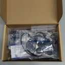 commountain Earpiece w/Mic Compatible with Motorola Walkie Talkies & Radios R2 CP100D CP185 CP200D CP200 CLS1410 CLS1110 BPR40 BPR40D RDU4100 RMU2040 and More, G Shape Earhook Headset, 2 Pin, 5 Pack