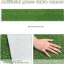 Artificial Grass Table Runners-13 x 84 Inches Faux Grass Table Runner for Golf Themed Party,Synthetic Turf Table Runner for Wedding Party, Birthday, Banquet, Baby Shower, Home Decor