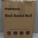 Bed Rails for Elderly Adults Safety 2026 Upgrade - ASTM Certified, 350 LBS Capacity, Tool-Free Assembly, Non-Slip Ergonomic Handle with Storage Pocket, Safe Bed Rails for Seniors (Medium-Straight handle, Black)