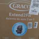 Graco Extend2Fit 3-in-1 Convertible Car Seat, 3 Modes – Rear Facing, Forward Facing Baby Car Seat and Highback Booster Seat, Adjustable Extension Panel for Extra Legroom, Cullen, Mfg date: 03-16-26