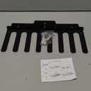 Olympic Barbell Hanger,Garage Gym Bar Wall Rack,Vertical Barbell Mount Rack,Black Powder Coated,Space Saving Commercial or Home Gym Accessory,Holds Under 33mm Bar Size (Black 8 Hooks)