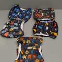 wegreeco Small Dog Diapers Male,Reusable Belly Bands for Male Dogs,Washable Doggie Puppy Diapers Wraps,Medium Large Size(5 Pack Medium) (Pixiesprite)