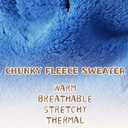 Reginary 3 Pcs Winter Fuzzy Dog Sweaters Girl Boy Dog Hoodies Puppy Hooded Sweatshirts, Warm Soft Fall Cold Comfort Pet Clothes Pet Coats for Small to Large(M)