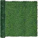 Artificial Ivy Privacy Fence Screen:48"x 120" (40 SQFT) 4-Layer Leaf UV-Anti Faux Greenery Boxwood Backdrop Ivy Vine Leaf Fence Panels for Outdoor, Indoor, Garden, Backyard and Decor