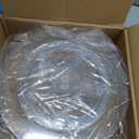 vacane 2-Pack 13Inch Lazy Susan Cabinet Organizer, Plastic Rotating Organizer Spice Rack Condiment Organizer for Pantry, Countertop, Cupboard, Refrigerator-Clear