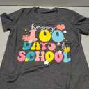 100 Days To School T-Shirt, Gray Small