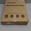 Bed Assist Rail for Elderly - ASTM Approved, 350 LBS Capacity, Tool-Free Assembly, Non-Slip Ergonomic Handle with Storage Pocket, Safe Bed Rails for Seniors (Medium, Black Straight Handle)