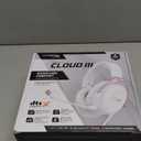 HyperX Cloud III  Wired Gaming Headset, PC, PS5, Xbox Series X|S, Angled 53mm Drivers, DTS, Memory Foam, Durable Frame, Ultra-Clear 10mm Mic, USB-C, USB-A, 3.5mm  Pink