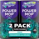 Swiffer PowerMop Floor Cleaning Solution with Unstopables Fresh Scent, PowerMop Refills, Floor Cleaner for Mopping, 25.3 fl oz, 2 Pack