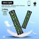 ROCKBROS Bike Handlebar Grips Double Lock-on Bike Grips Non-Slip Bicycle Handlebar Grips for MTB, BMX, Scooters, Folding Bikes 22.2mm (A3 - Green)