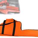 Poweka Chainsaw Bag Carrying Case Portable Protection Waterproof Holder Fit for Stihl Husqvarna 12''/14''/16'' Chainsaw Storage Bag(Orange)