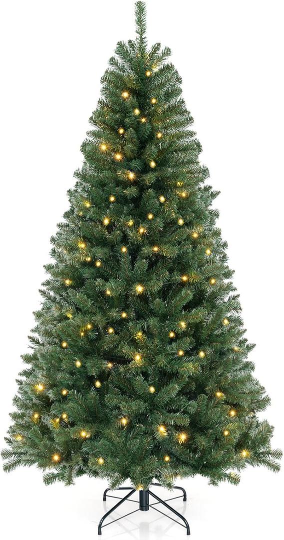 7.5 Feet Pre-Lit Fiber Optic Artificial Christmas Tree 7.5 Feet Pre-Lit Fiber Optic Artificial Christmas Tree