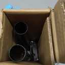 Short Curtain Rod 12-20 Inch Telescoping Side Curtain Rods, 1Inch Diameter Pole Adjustable Metal Drapery Rod, Matte Black