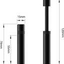 2 x Graphics Card GPU Brace Support, Video Card Sag Holder Bracket, GPU Stand (L, 74-120mm)