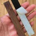 Dollhouse Flooring, Miniature Simulation Wood Flooring, 1/12 1/6 Dollhouse Floor DIY, Dollhouse Wood Floor, Miniature Dollhouse Wood Flooring, Veneer (40PCS) (Walnut Color)