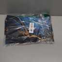 Abstract Blue and Gold Marble Dishwasher Magnet Cover Refrigerator Cover Kitchen Dishwasher Panel Decal, 23x26 inch