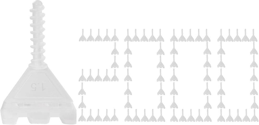 DGSL Tile Leveling System 1/16", 2000 Pcs Tile Spacers, Tile Spacers Leveling System for Professional Ceramic Tile and Stone Installation, Effortless DIY Install, Precision Gap Control