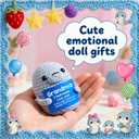 3 x Gifts for Grandma from Grandkids, Emotional Handmade Crochet Seal Figurine, Cute Grandma Gift for Birthday, Christmas, Grandparents Day, Small Desk Decor Collectible