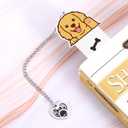 6 x Golden Retriever Gifts Cute Dog Bookmark for Book Lovers, Funny Dog Themed Gift Valentines Gifts for Her Women Men Teens, 2026 Senior Bookish Gift for Book Lover Women Reader Bookworm