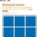 CAP Puzzle Exercise Mats | 1 Thick EVA Interlocking Foam Tiles for Home Gym Flooring | Multiple Options