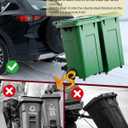 Trash Can Hauler for Double Can, Adjustable Trash Can Hitch
