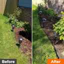 Manual Edger Lawn Tool: Half Moon Edger with Saw-Tooth Upgrade  38'' Stainless Steel Edging Tool for Garden, Yard & Sidewalks  Ergonomic T-Grip for Clean Edging on Flower Beds