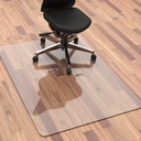 Chair Mat for Hardwood Floor,90x46.5 - Heavy Duty Office Mats, Plastic Chair Mat for Hard Floors, Computer Desk Chair Floor Mat 