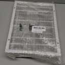 MOCOUM Wine Glasses Rack Under Cabinet Stemware Rack, Wine Glass Hanger Rack Wire Wine Glass Holder Storage Hanger for Cabinet Kitchen Bar (White, 3 Rows 2 Pack)