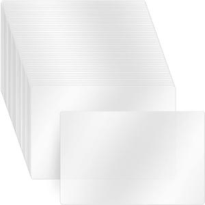 50 Pieces Clear Plastic Placemats Bulk 17 x 11 Inch Transparent Table Mat Heat Resistant Washable Plastic Placemat Large Rectangle Anti Slip Clear Place Mats for Dining Table Kitchen Desktop