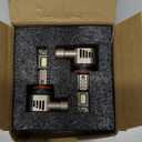 SEALIGHT 9005/HB3 Bulbs, 45,000LM Super Brighter, 1:1 Halogen Size, 6500K Cool White, Long Service Life with Cooling Fan, Plug and Play, Pack of 2