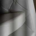 VECELO Bar Stools Set of 2, Adjustable Upholstered Swivel Barstools, Modern Counter Height Bar Stools with Back and Footrest, Island Chairs for Kitchen, Dining Room, Bar (Beige)