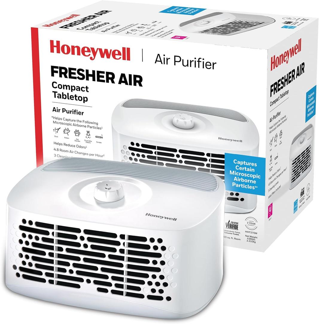 Honeywell Hepaclean Tabletop 13' x 13' Room Air Purifier