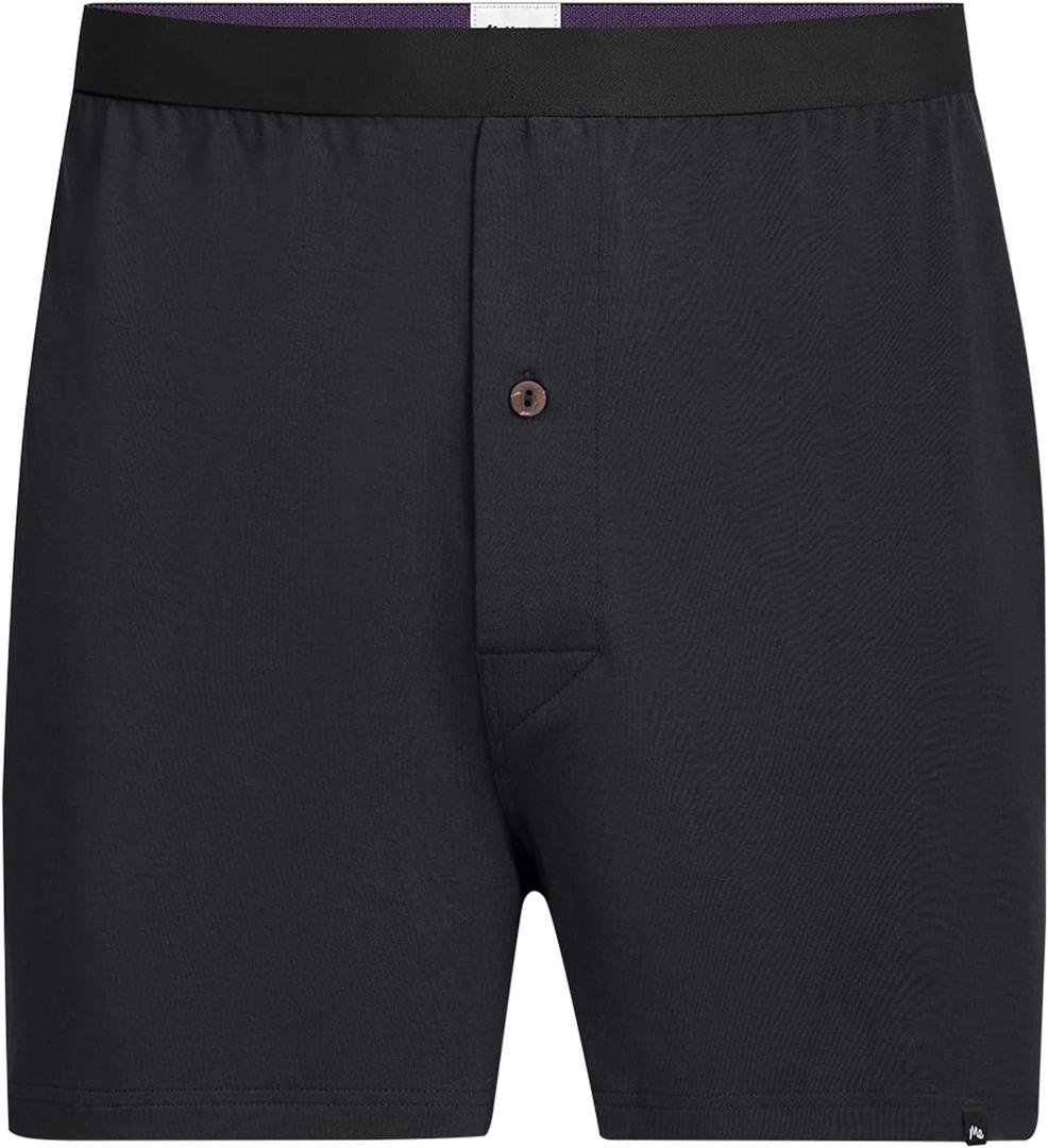 MeUndies  Mens Boxers  Breathable and Comfortable Tencel Micro Modal Fabric (X-Large, Black)