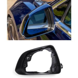 KKTR-CAR Mirror Frame, Driver Side/Left Side Mirror Cover Housing compatible with Tesla model 3 2017-2023,OEM 8202101 8202201 22873025 22873026 (model 3 driver side)