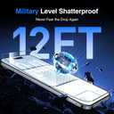 KUZOOM HD Clarity 9H+ Tempered Glass Screen Protector for iPhone 17/16Pro