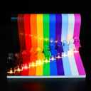 Kyglaring LED Lighting Kit Only - Lights Set Designed for Lego Everyone is Awesome 40516 Building Block Set - Not Include The Model (Classic Version)