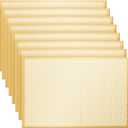 Gisafai 8 Pcs Cloverleaf Aluminum Sheet 2 Feet by 3 Feet Perforated Metal Sheets 0.02 Inch Thick Metal Mesh Aluminum Sheet Decorative for Indoor Outdoor (Gold)