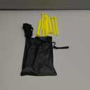 ROPODA Pop Up Tent 83inches x 48inches x 48inches, Upgrade Privacy Tent, Porta-Potty Tent Includes 1 Removable Bottom, 8 Stakes, 1 Removable Rain Cover, 1 Carrying Bag (Black)