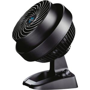 Vornado 530 Compact Air Circulator Fan, 3-Speed Manual Control, Adjustable Tilt, Whole Room Cooling, Black Floor Fan for Bedroom and Office, Vortex Action, 65 ft Range
