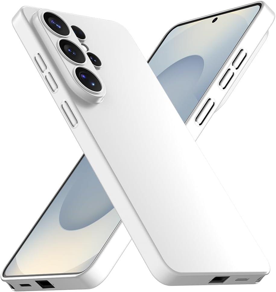 for Samsung Galaxy S26 Ultra Case, Super Thin Frosted Phone Case with Anti-Fingerprint, Scratch-Resistant, Camera Protection,Slim Cover for Galaxy S26 Ultra,Transparent Frosted White