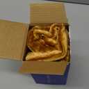 MIULEE Pack of 2 Dark Gold Velvet Throw Pillow Covers 14x14 Inch Soft Solid Decorative Square Set Fall Cushion Cases for Couch Sofa Bedroom