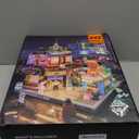 FUNWHOLE Cyberpunk Japanese-Izakaya Lighting-Building-Bricks Set - Cyberpunk Neon City Future Pub Japanese Street View House Collection LED Light Model Set 1987 Pcs for Adults and Sci-fi Lovers