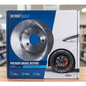 Detroit Axle Premium Brake Rotors R-31312 Cast Iron Rear Pair