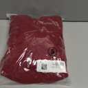 AlvaQ Women Summer Dresses Sleeveless Smocked Midi Dress High Waist Casual Tiered A Line Sundress with Pockets (Red, S)