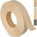 Birch Edge Banding, 3/4 inch x 500ft Roll of Veneer Real Wood Edge Banding Pre-glued Flexible Tape for Cabinet Repair