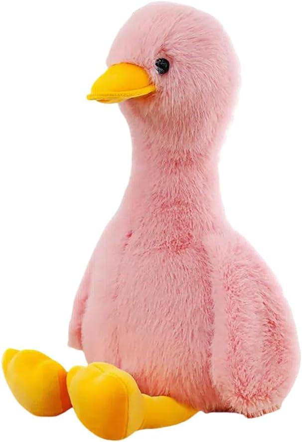 Duck Stuffed Animal, Stuffed Duck Plush Toys, Birthday for Kid Boys Girls (10inch-Pink)