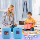 Silicone Cover for Bitzee Interactive Toy Digital Pet with Lanyard, Protective Case Holder Skin for Bitzee Virtual Electronic Pets (blue)